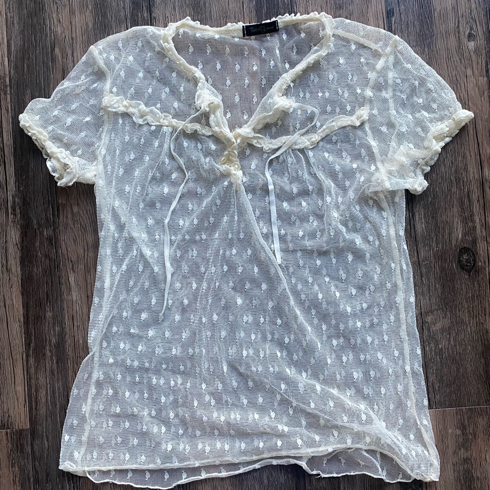 Sheer Lace Top